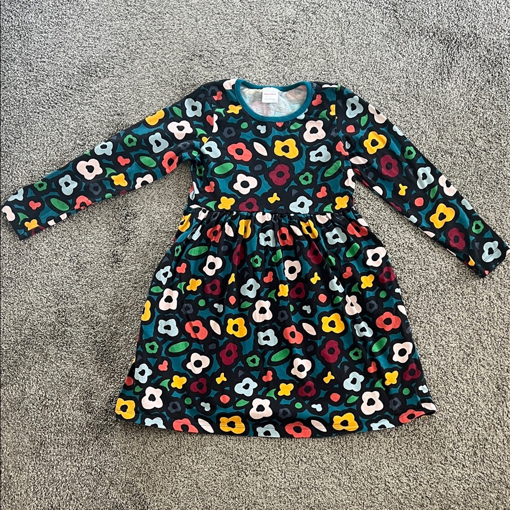 Hanna Andersson Multicolor Floral Long Sleeve Dress